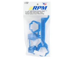 RPM LaTrax Teton/Rally Front/Rear Chassis & Differential Covers (Blue)