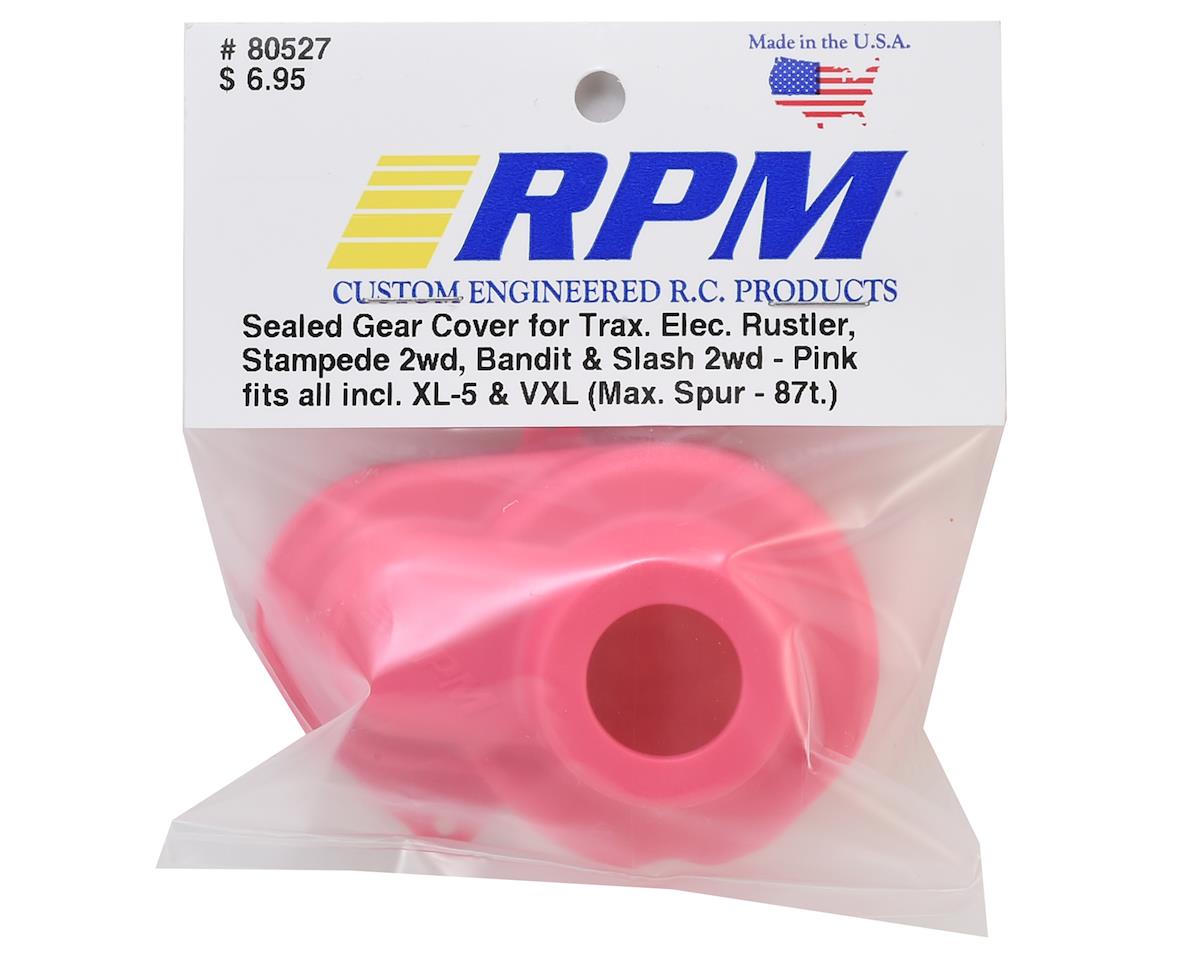 RPM Gear Cover for Traxxas 2WD Chassis (Pink)