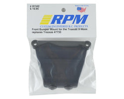 RPM Front Bumper Mount (Black) For X-Maxx