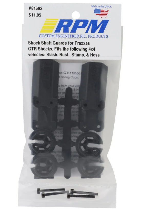 RPM Shock Shaft Guards for Traxxas GTR Shocks (4)