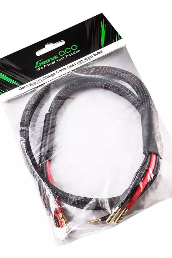 Gens Ace 2S Charge Cable (4mm Battery/4mm Charger)