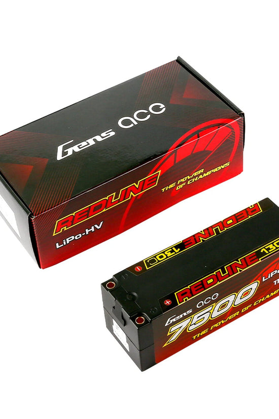 Gens Ace 7500mAh 130C 15.2V HV Lipo Battery 4S HardCase For 1/8 Racing Car Buggy