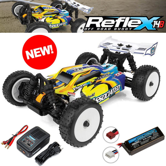 Team Associated Reflex 14B Ongaro RTR 1/14 4WD Electric Buggy Combo w/2.4GHz Radio, Battery & Charger