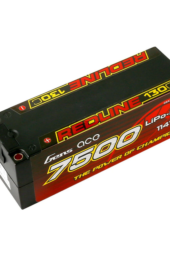 Gens Ace 7500mAh 130C 15.2V HV Lipo Battery 4S HardCase For 1/8 Racing Car Buggy
