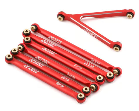 Samix SCX24 Aluminum Link Set (7) (133.7mm)