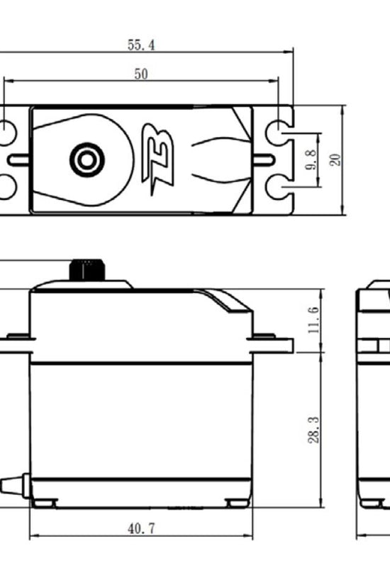 Savox B-12KG Standard Metal Gear Servo