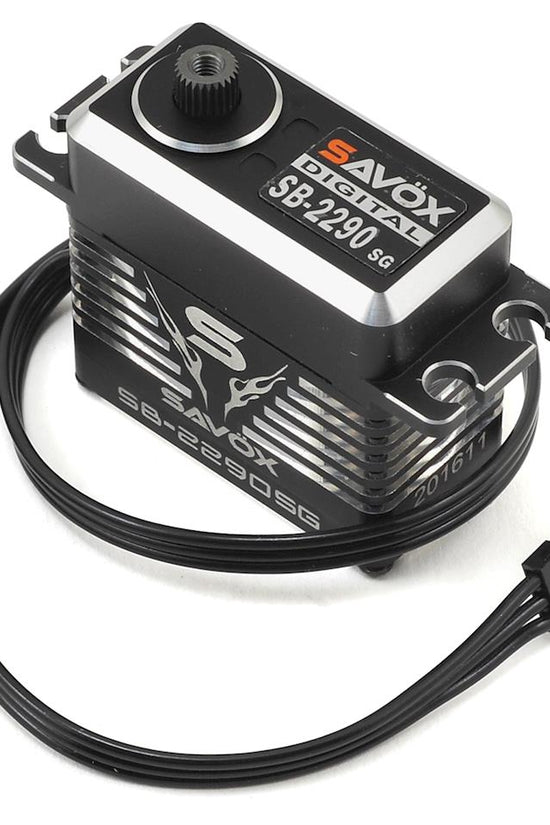 Savox SB-2290SG Black Edition Monster Torque Brushless Steel Gear Servo (High Voltage)