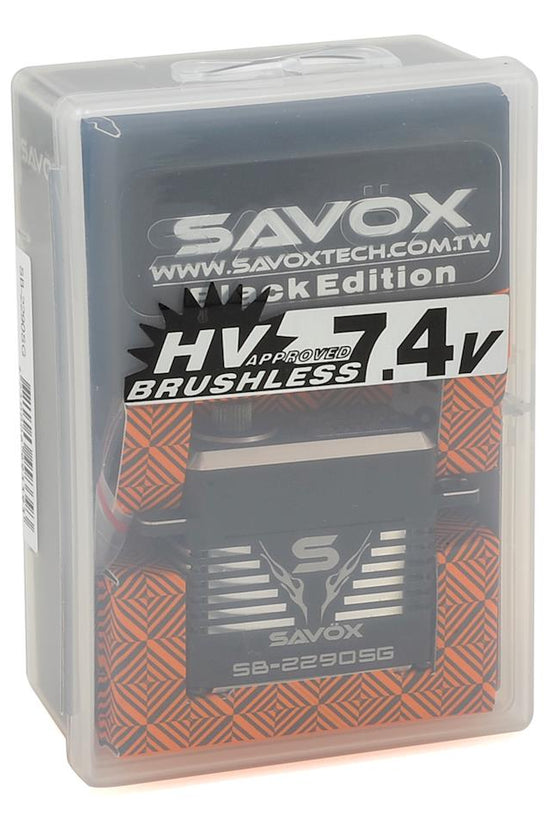 Savox SB-2290SG Black Edition Monster Torque Brushless Steel Gear Servo (High Voltage)