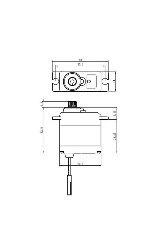 Savox SW-0250MGP Waterproof Digital Metal Gear Micro Servo (Traxxas 1/16)