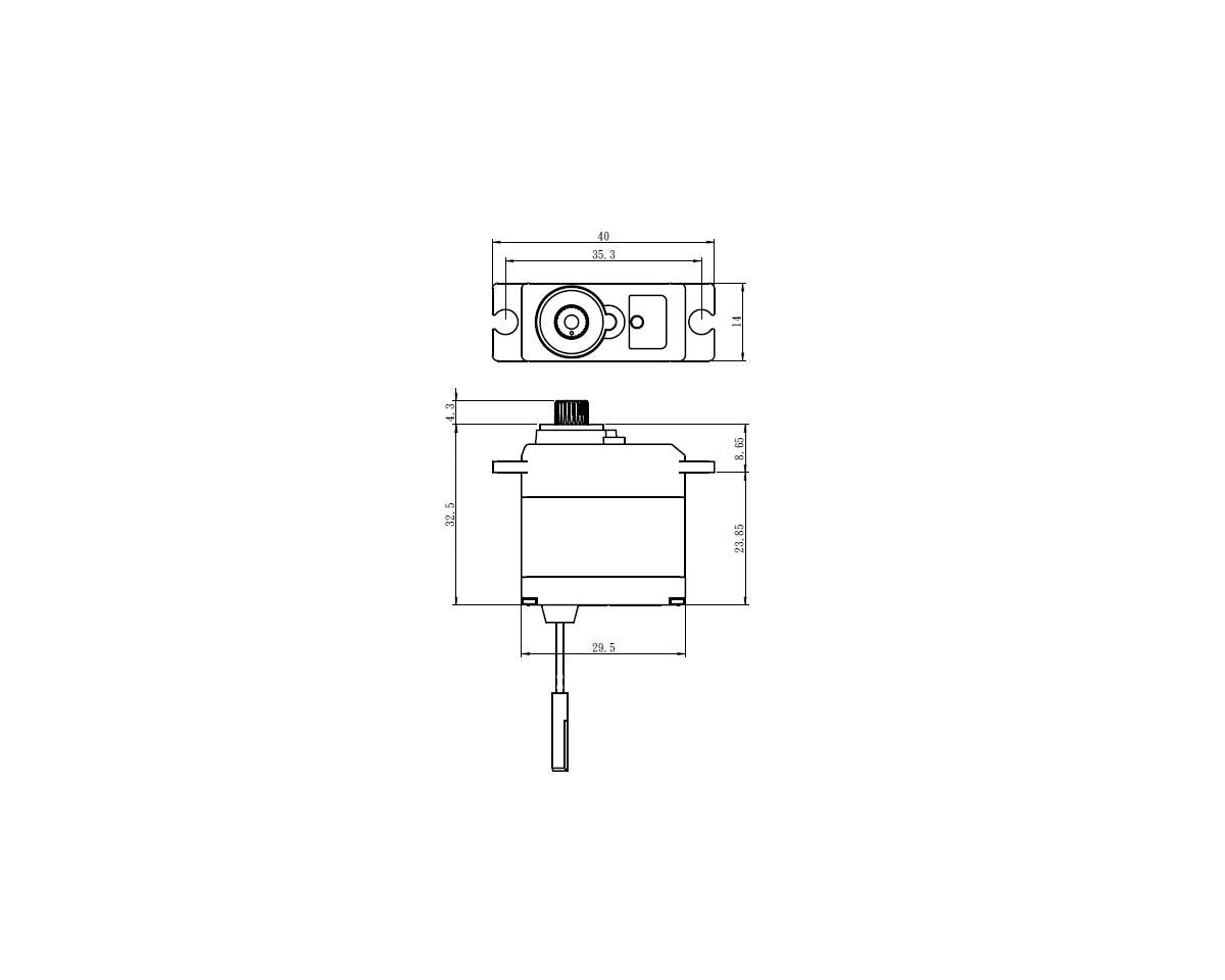 Savox SW-0250MGP Waterproof Digital Metal Gear Micro Servo (Traxxas 1/16)