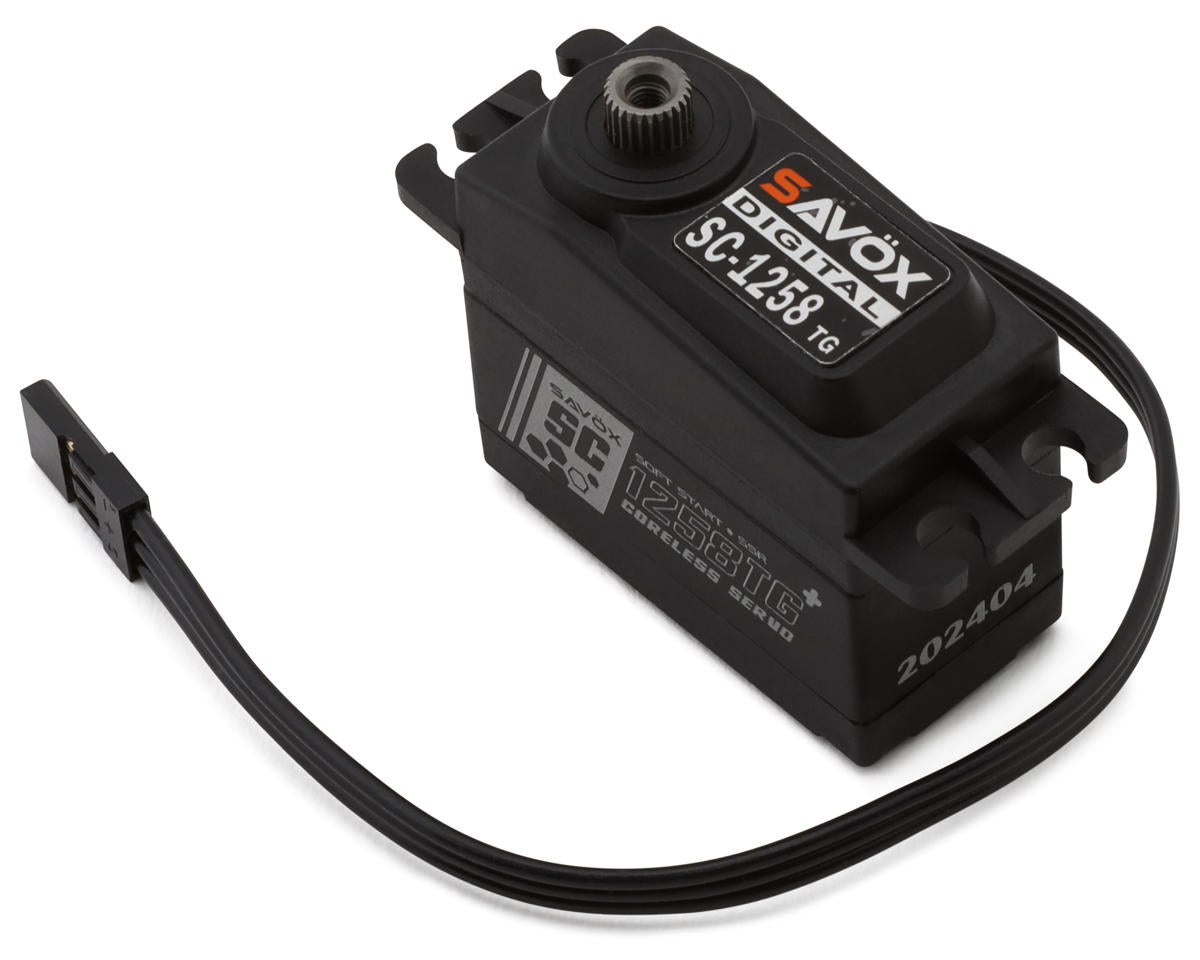 Savox SC - 1258TG Plus Black Edition Standard Digital "High Speed" Titanium Gear Servo - BOBBYRC