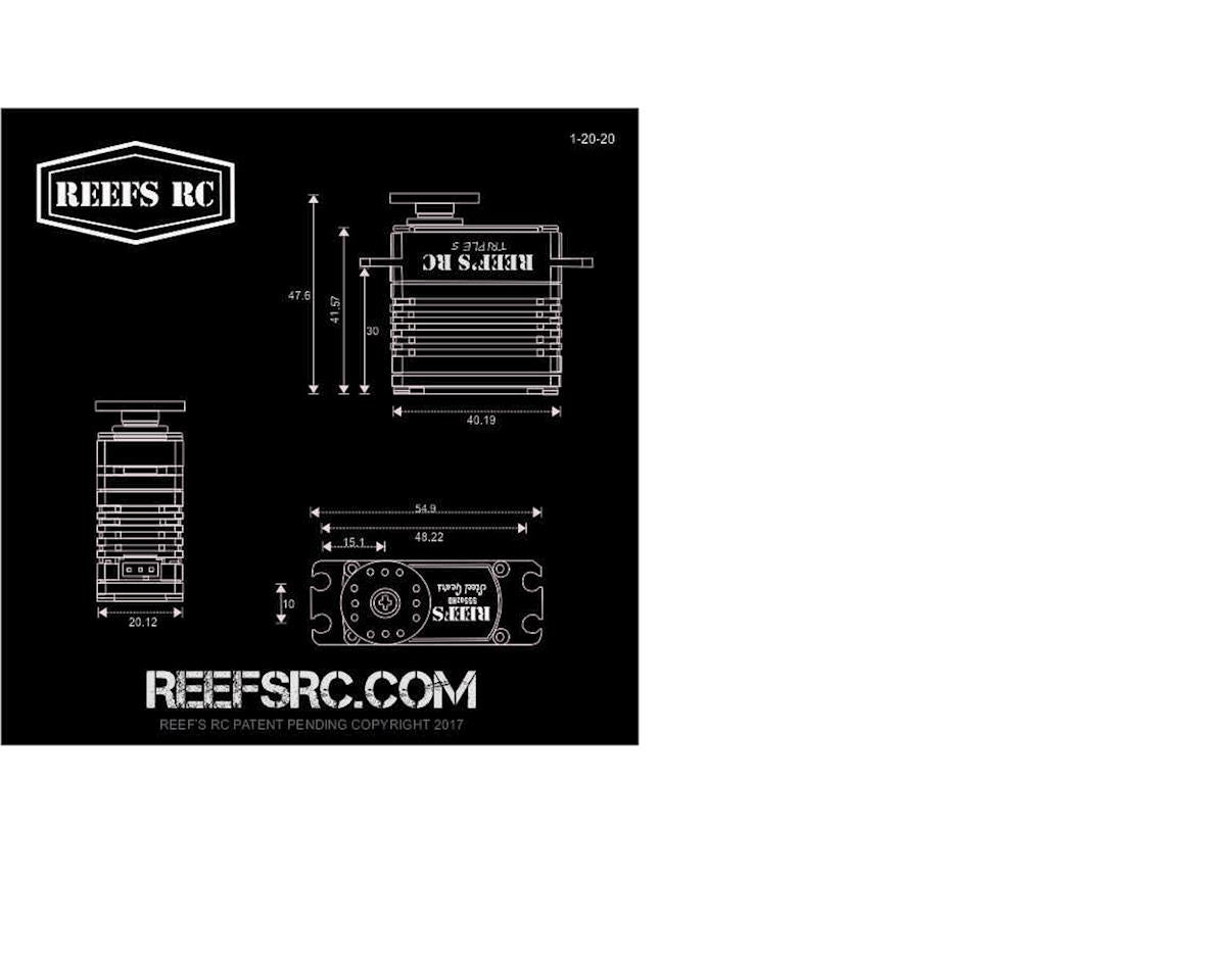 Reefs RC Triple5 High Torque Steel Gear Digital Servo (High Voltage)