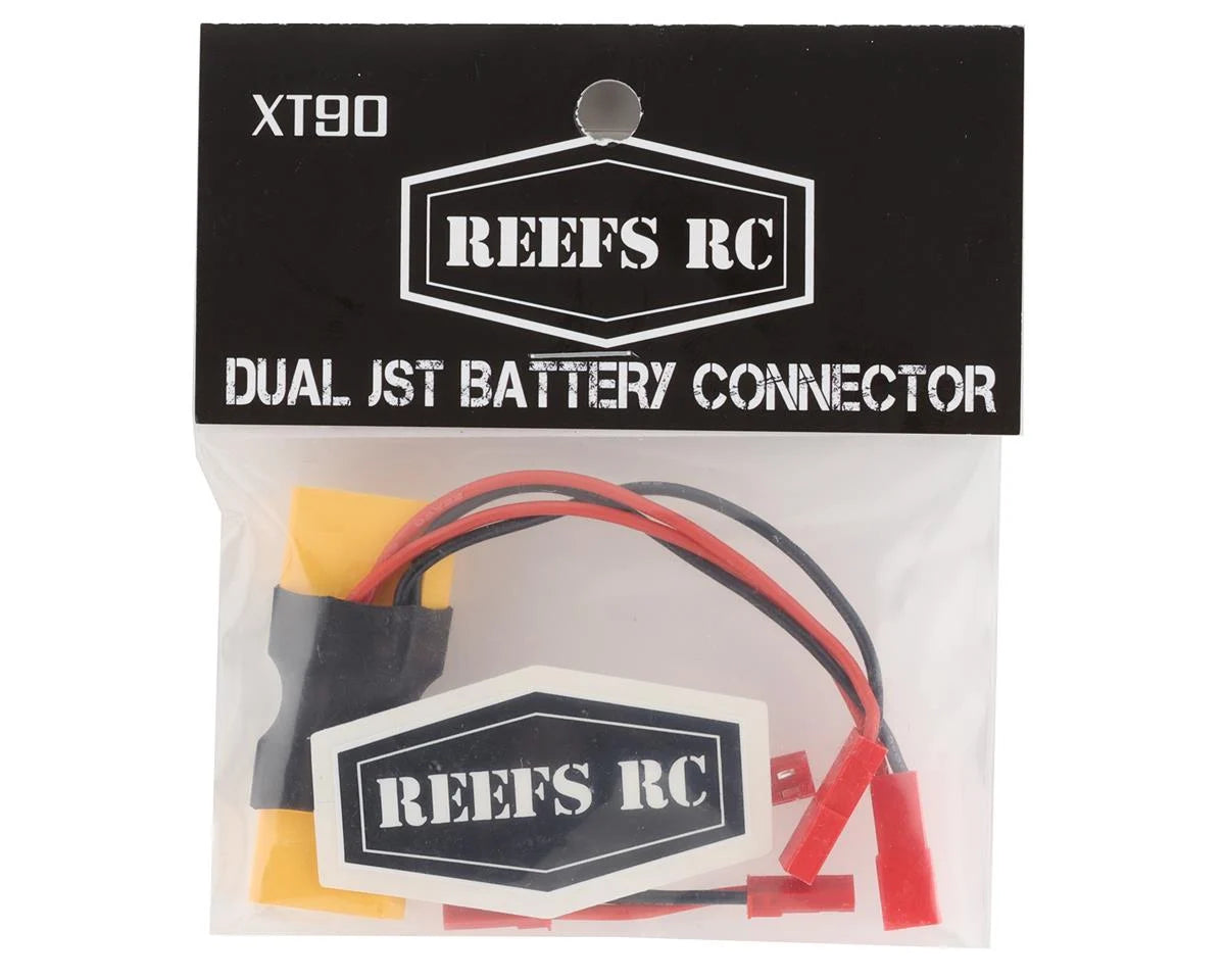 Reefs RC XT90 Dual JST Pass Through w/2 Male-Male JST Adaptors