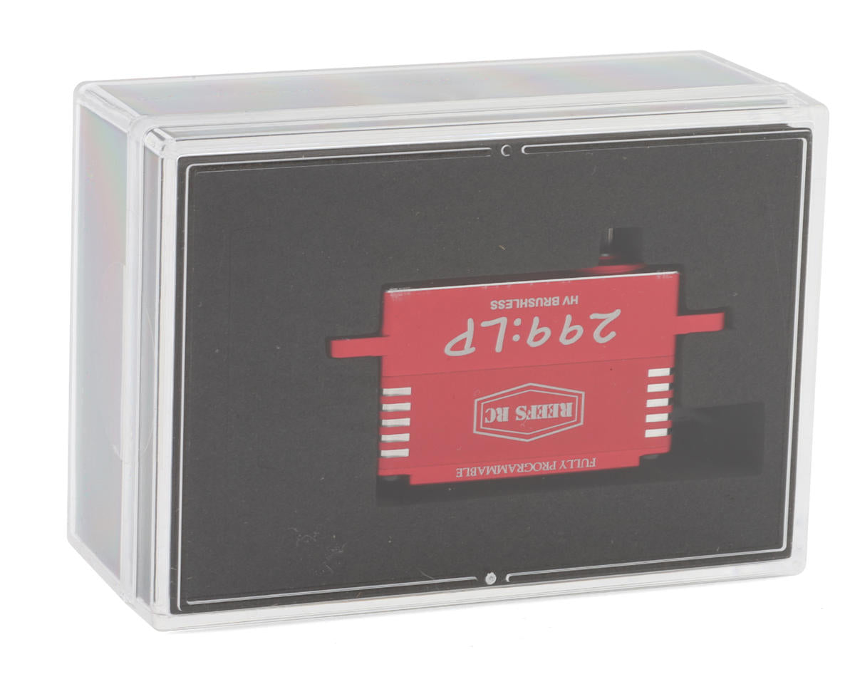 Reefs RC 299LP High Torque/Speed Brushless Low Profile Servo (High Voltage) (Red)