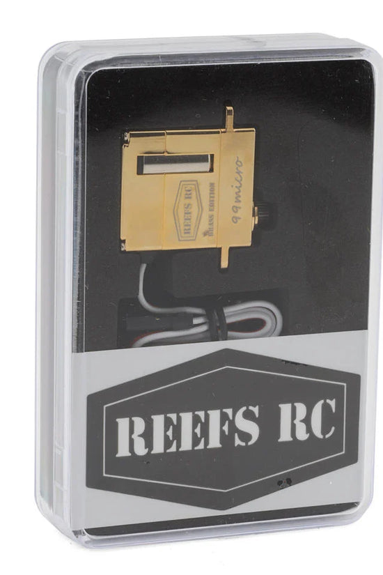 Reefs RC 99MICRO Servo, Brass Edition For 1/24 and 1/18 Rock Crawlers