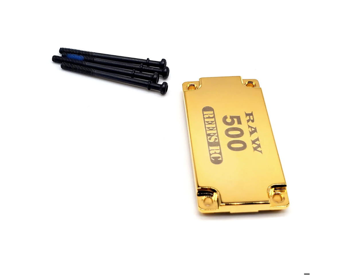 Reefs RC RAW500 "Brass Bottomz" Servo Bottom Case (10.5g)