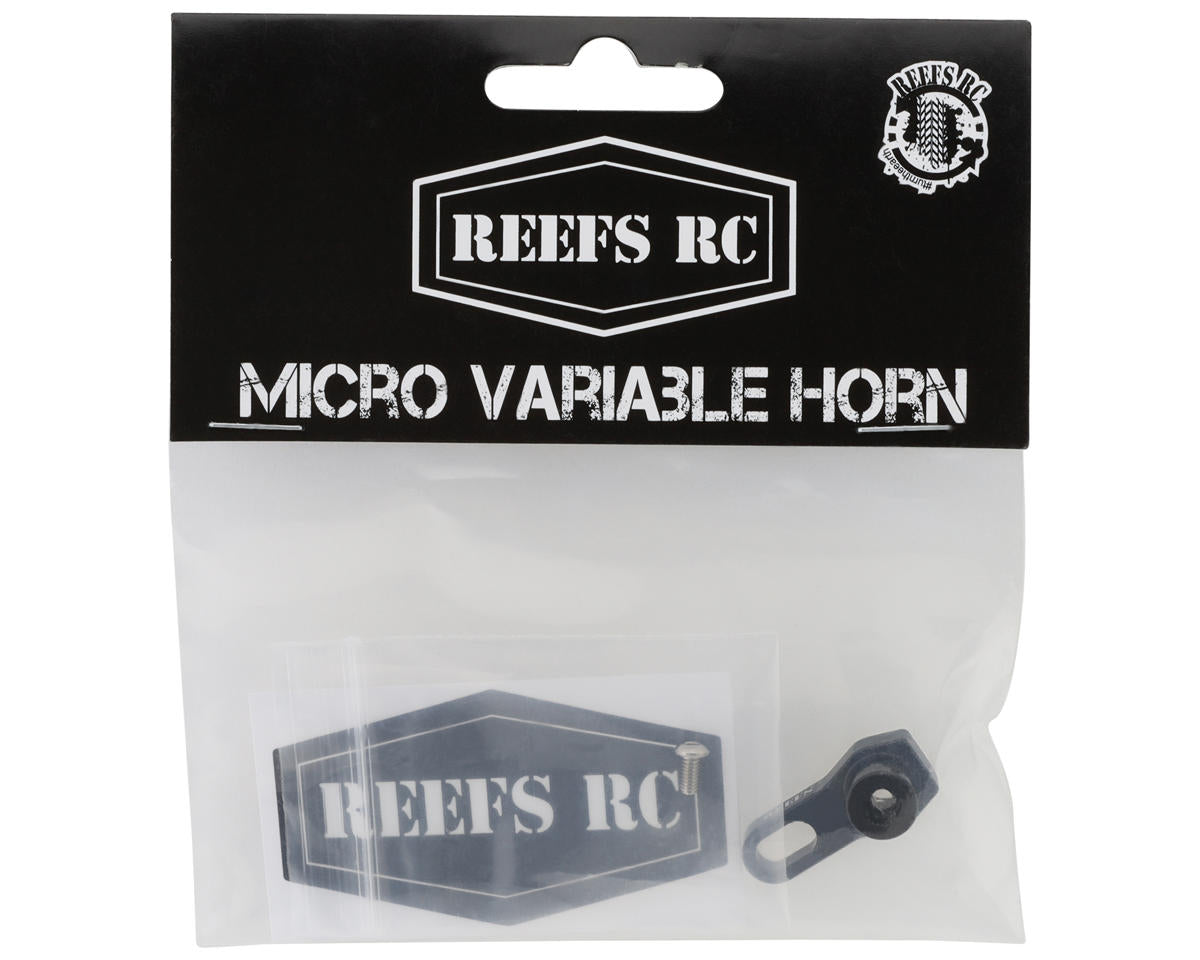 Reefs RC Aluminum Micro Variable Servo Horn (25T) (99Micro & 179Micro) (Dig, Two Speed & Over/Under)