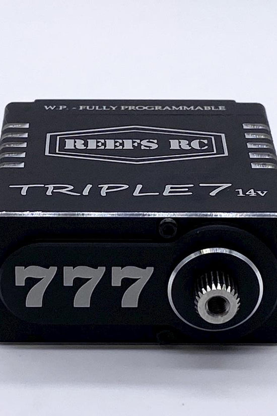 Reefs RC Triple7 14V Programable High Torque Steel Gear Digital Servo (High Voltage)