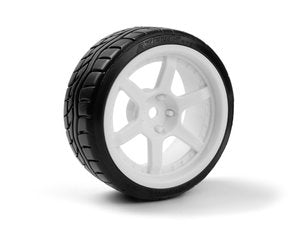 HPI Racing (White 4pcs )Falken Azenis DrIft Tire/HRE C106 Wheel