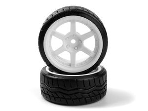 HPI Racing (White 4pcs )Falken Azenis DrIft Tire/HRE C106 Wheel
