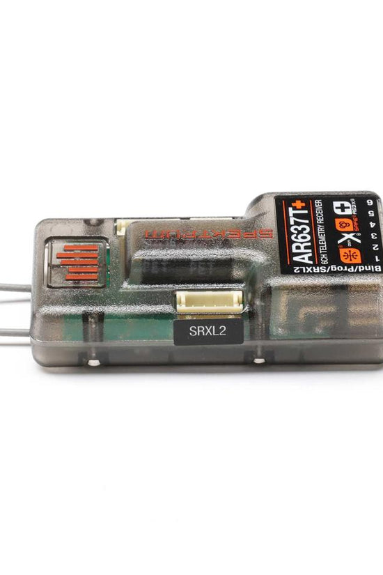 Spektrum RC AR637T+ 6-Channel DSMX Aircraft Telemetry Receiver w/AS3X+ & SAFE