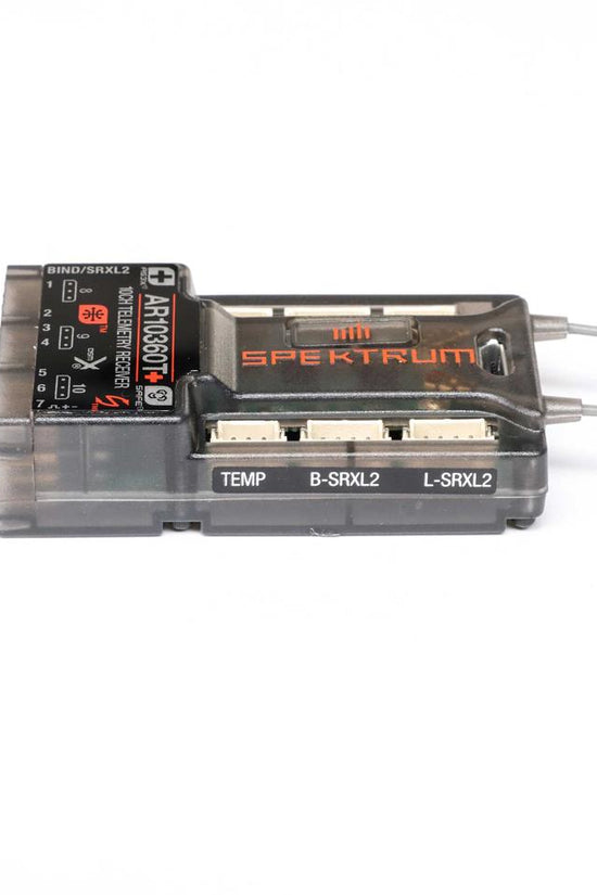 Spektrum RC AR10360T+ 10-Channel DSMX Aircraft Telemetry Receiver w/AS3X+ & SAFE