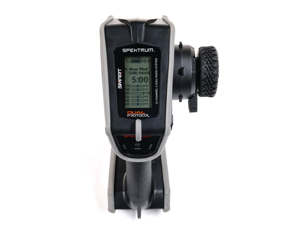 Spektrum RC(Black) DX Rugged+ 12-Channel DSMR+ Surface Radio w/SR615 Receiver