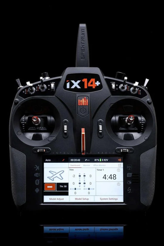 Spektrum RC iX14+ 2.4GHz DSMX® 20-Channel Transmitter (Transmitter Only)