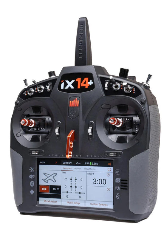 Spektrum RC iX14+ 2.4GHz DSMX® 20-Channel Transmitter (Transmitter Only)