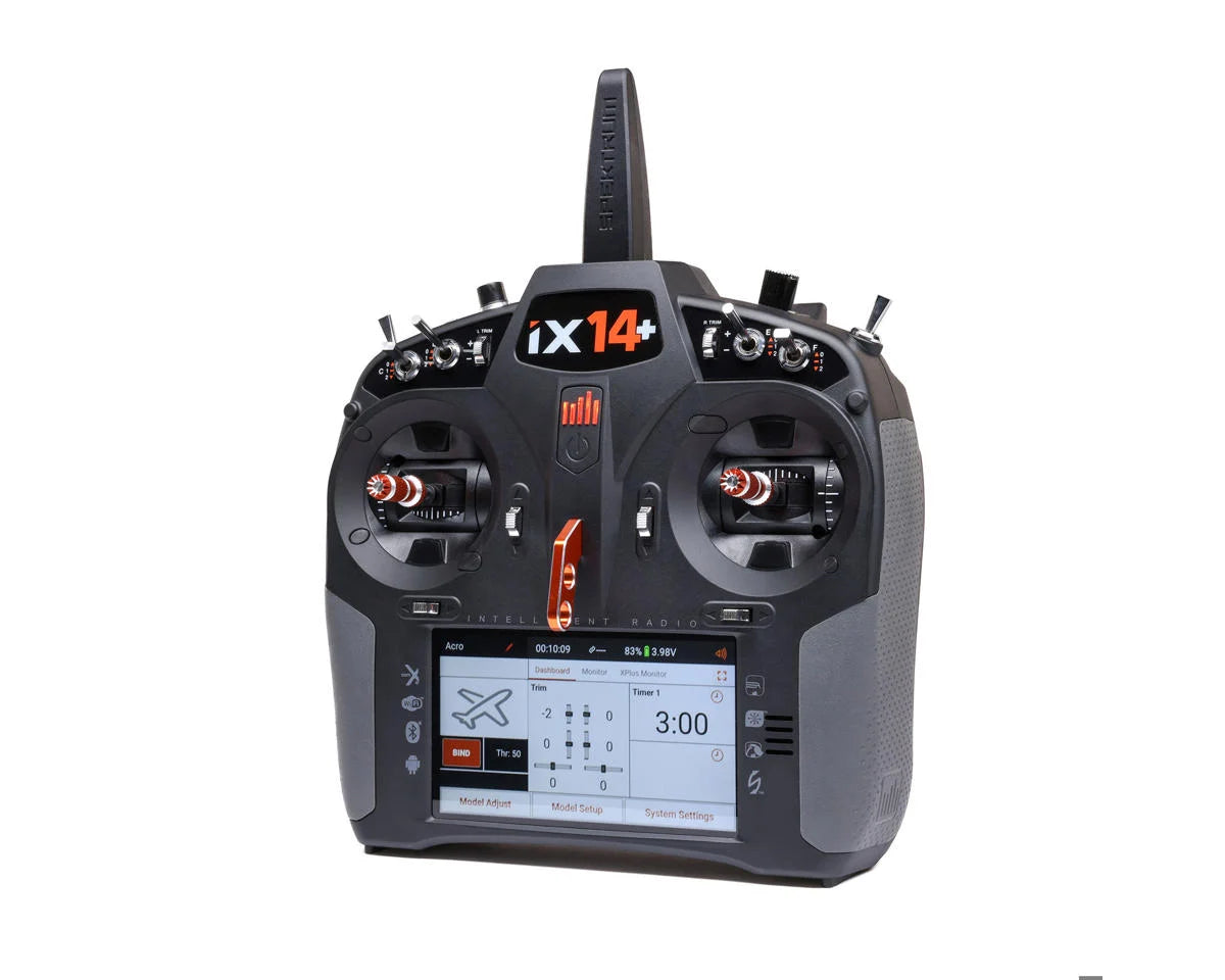 Spektrum RC iX14+ 2.4GHz DSMX® 20-Channel Transmitter (Transmitter Only)