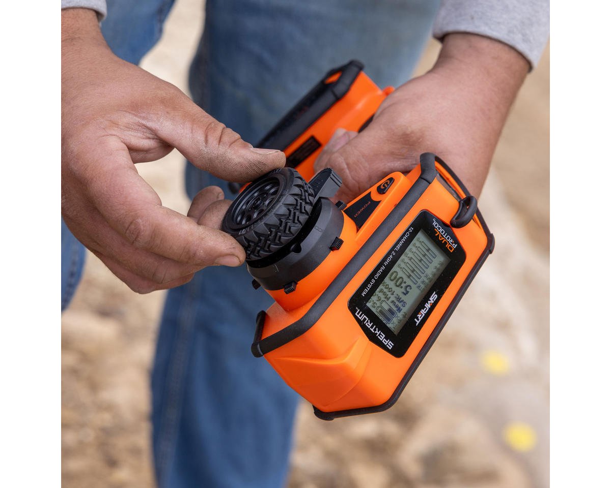Spektrum RC DX Rugged+ 12-Channel DSMR+ Surface Radio (Transmitter Only) (Orange)