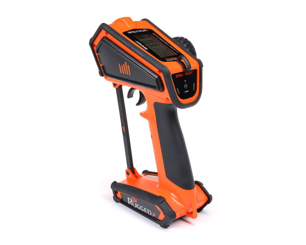 Spektrum RC DX Rugged+ 12-Channel DSMR+ Surface Radio (Transmitter Only) (Orange)