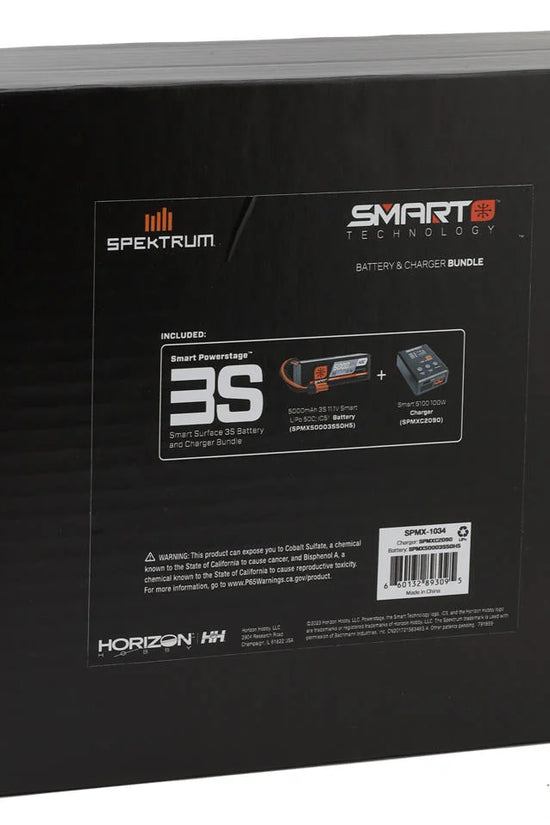 Spektrum RC Smart PowerStage Surface Bundle w/3S Smart 50C LiPo Battery (5000mAh) (IC5)