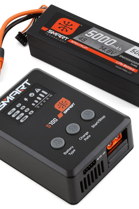 Spektrum RC Smart PowerStage Surface Bundle w/4S Smart 50C LiPo Battery (5000mAh) (IC5)
