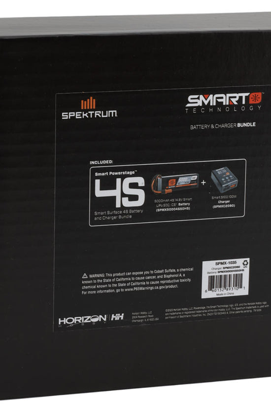 Spektrum RC Smart PowerStage Surface Bundle w/4S Smart 50C LiPo Battery (5000mAh) (IC5)