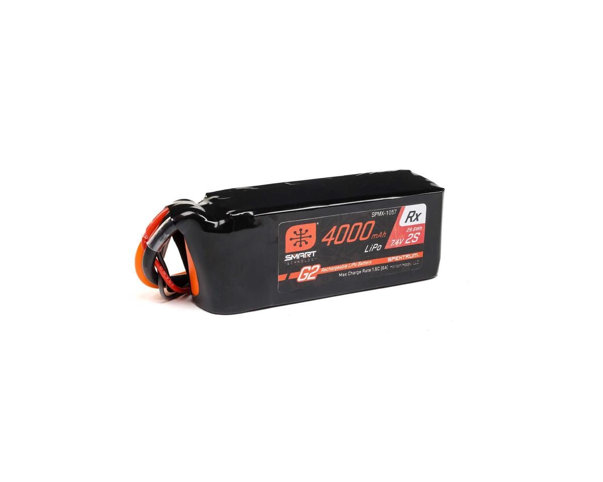 Spektrum RC 2S Smart G2 Receiver LiPo 15C Battery Pack (7.4V/4000mAh) w/IC3 Connector
