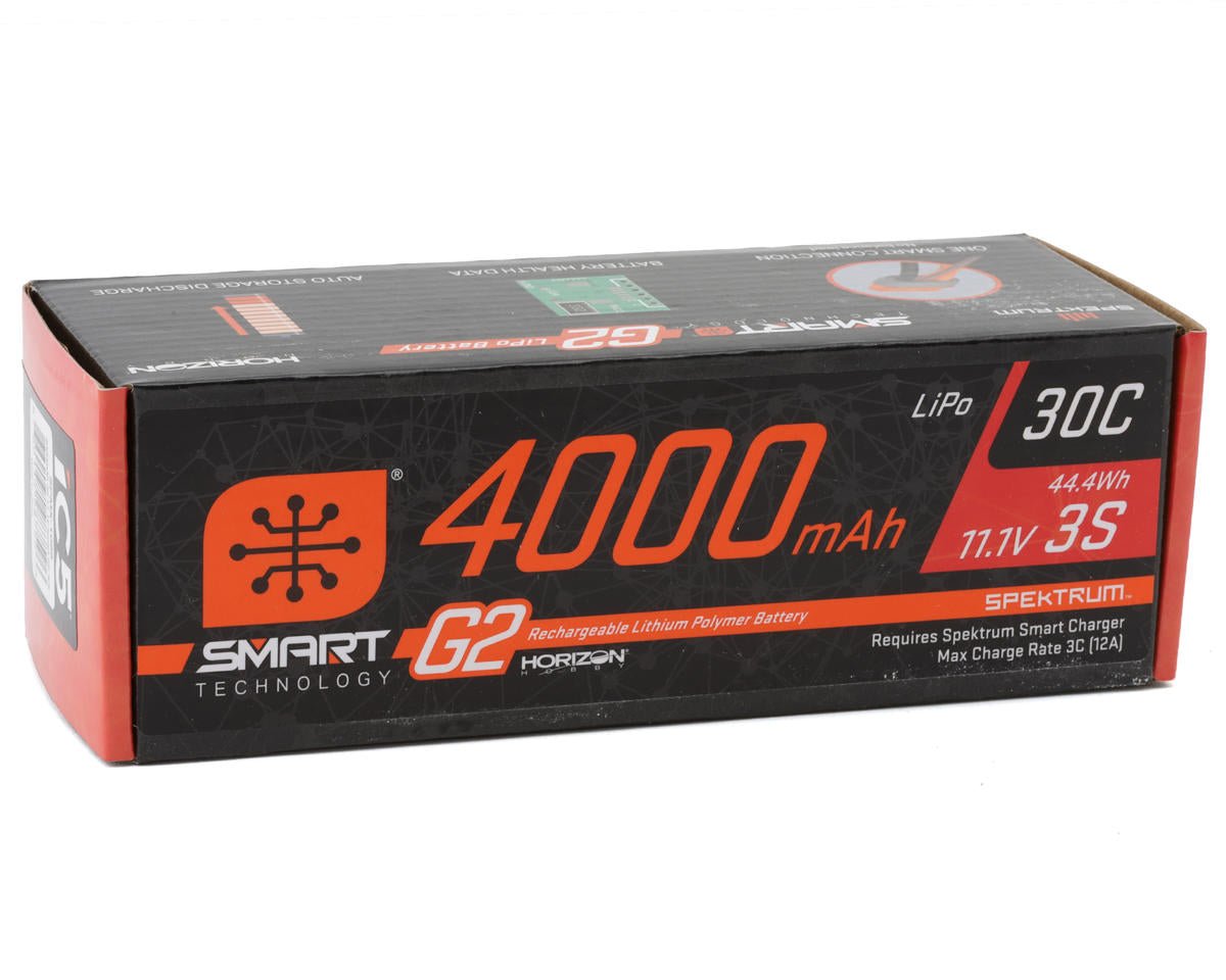Spektrum RC 3S Smart G2 30C LiPo Battery Pack (11.1V/4000mAh) w/IC5 Connector