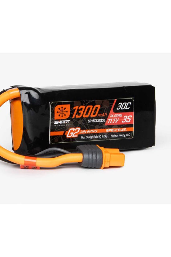Spektrum RC 3S Smart G2 LiPo 30C Battery Pack w/IC3 Connector (11.1V/1300mAh)