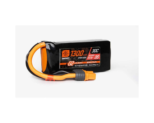 Spektrum RC 3S Smart G2 LiPo 30C Battery Pack w/IC3 Connector (11.1V/1300mAh)