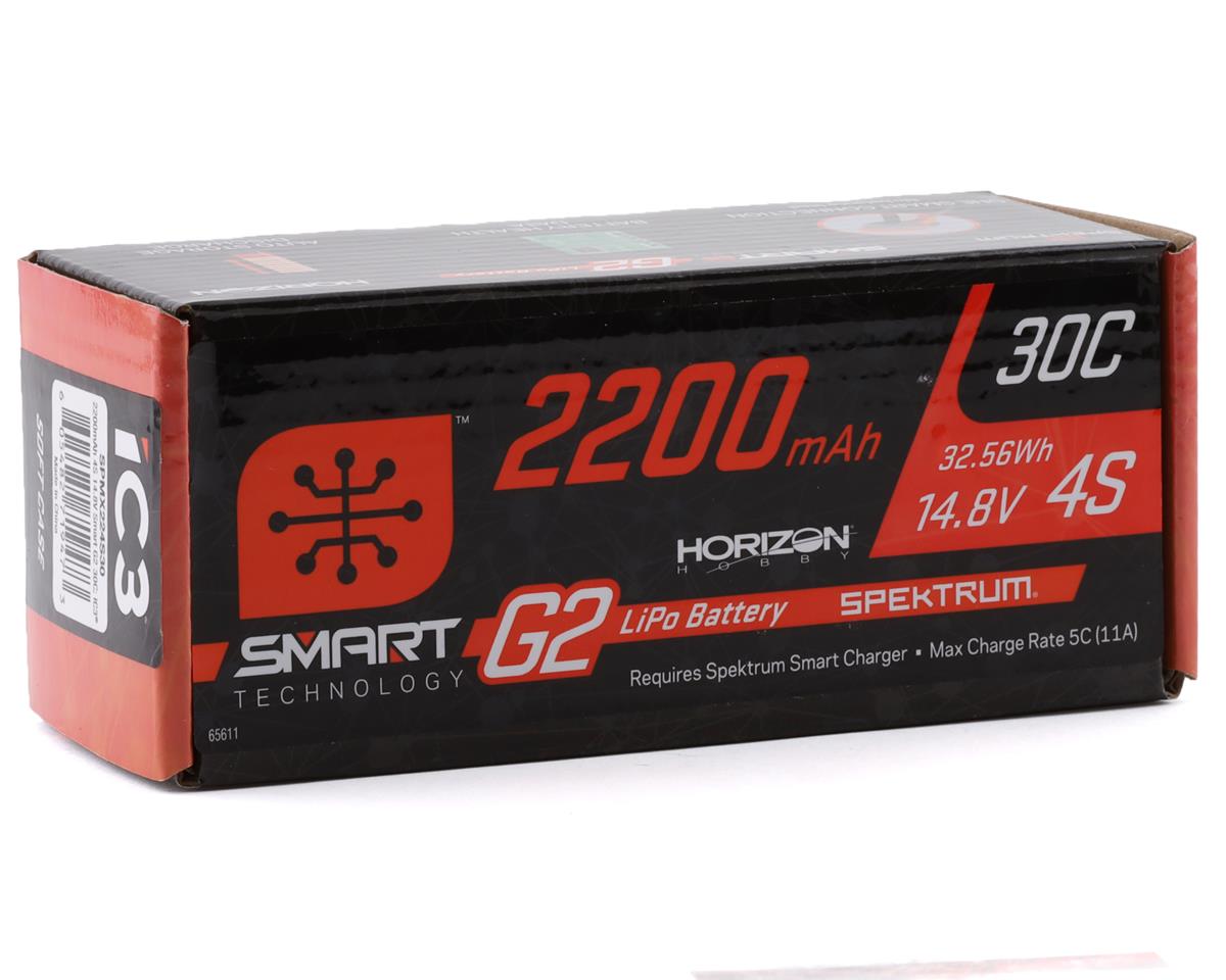 Spektrum RC 4S Smart G2 LiPo 30C Battery Pack w/IC3 Connector (14.8V/2200mAh)