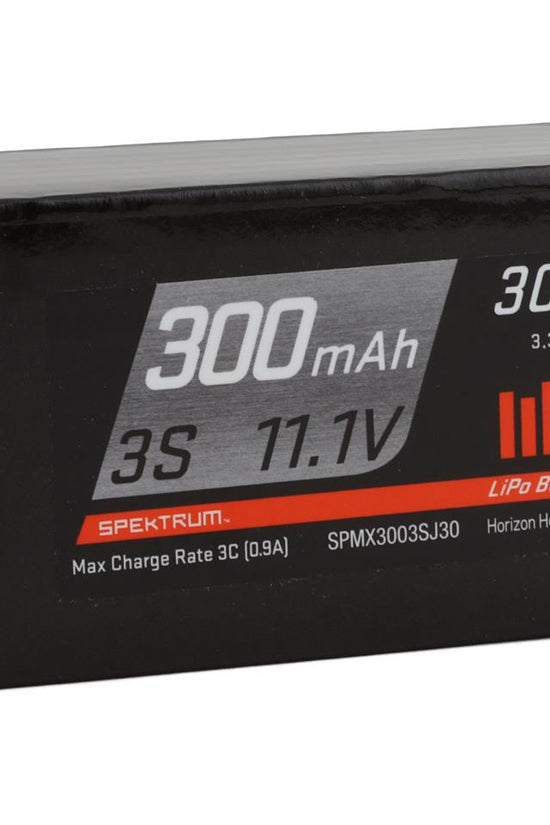 SPMX3003SJ30 Spektrum RC 3S 30C LiPo Battery Pack w/JST Connector 11.1V 300mAh