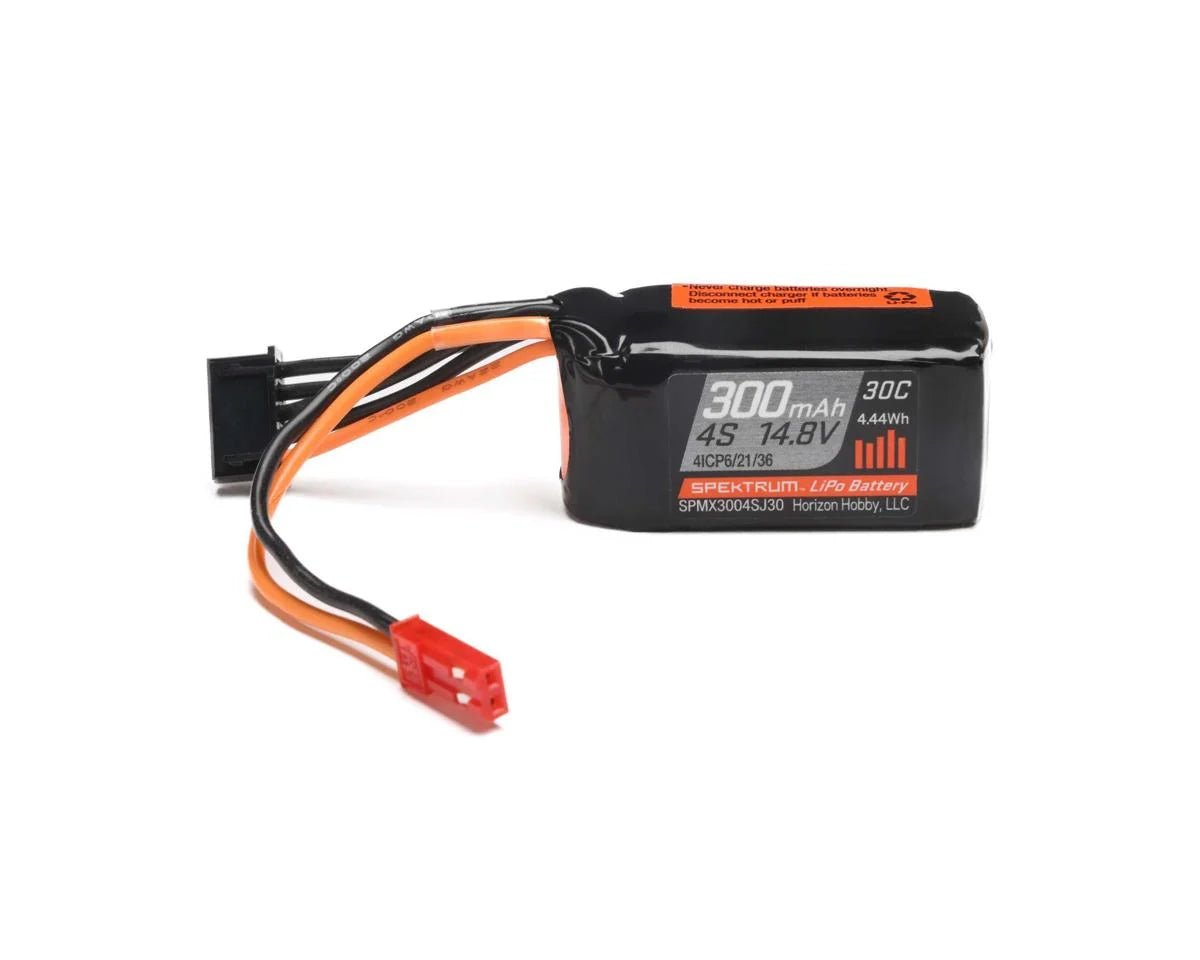 Spektrum RC 4S 30C LiPo Battery (14.8V/300mAh) w/JST Connector