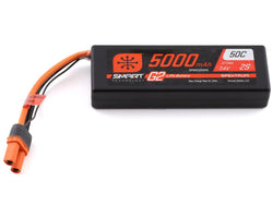 Spektrum RC 2S Smart LiPo 50C Hard Case Battery Pack (7.4V/5000mAh) w/IC5 Connector