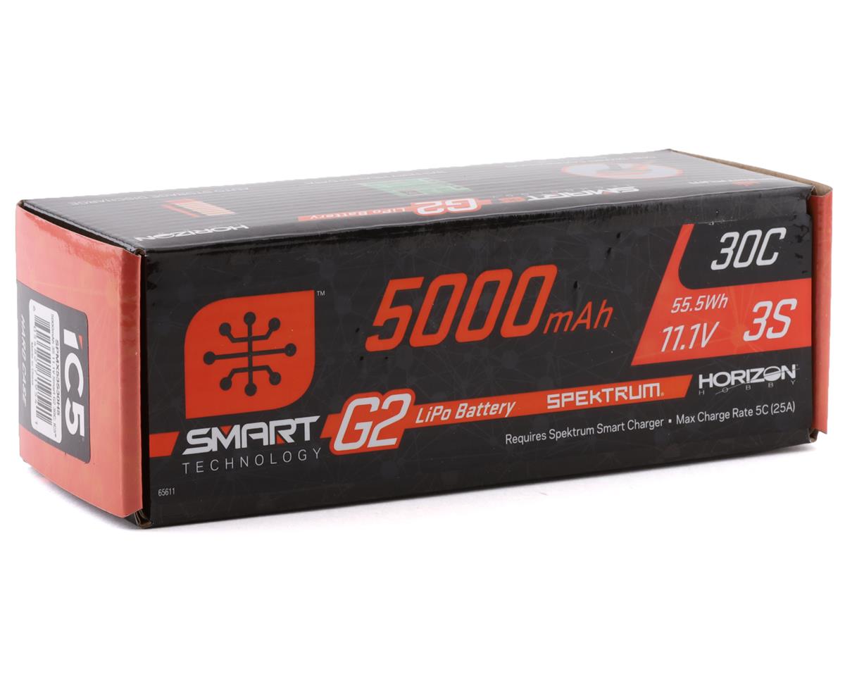 Spektrum RC 3S Smart G2 LiPo 30C Battery Pack (11.1V/5000mAh) w/IC5 Connector
