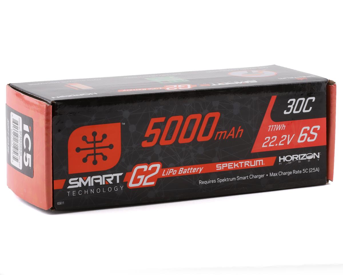 Spektrum RC 6S Smart G2 LiPo 30C Battery Pack (22.2V/5000mAh) w/IC5 Connector