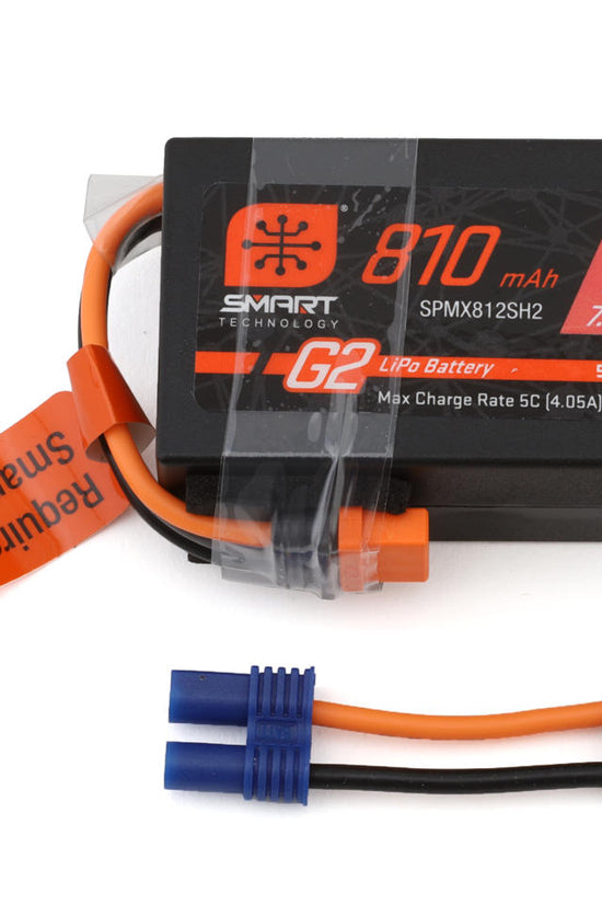 Spektrum RC 2S 50C Smart G2 LiPo Battery w/IC2 Connector (7.4V/810mAh)