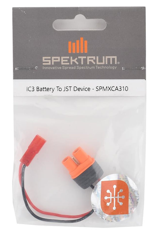 Spektrum RC IC3 Battery to JST Device Adapter