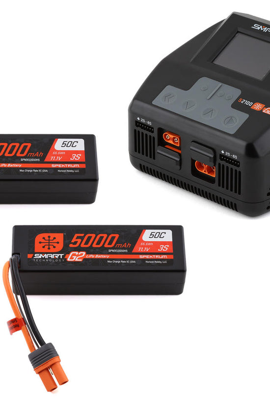 Spektrum RC Smart G2 PowerStage 6S Bundle w/Two 3S Smart LiPo Batteries (5000mAh)
