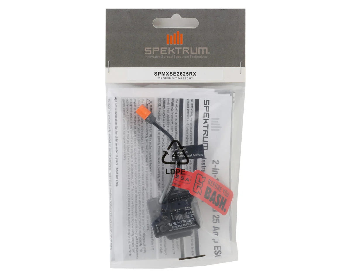 Spektrum RC Arrma Grom 25A SLT 2-in-1 Integrated ESC & RX Unit
