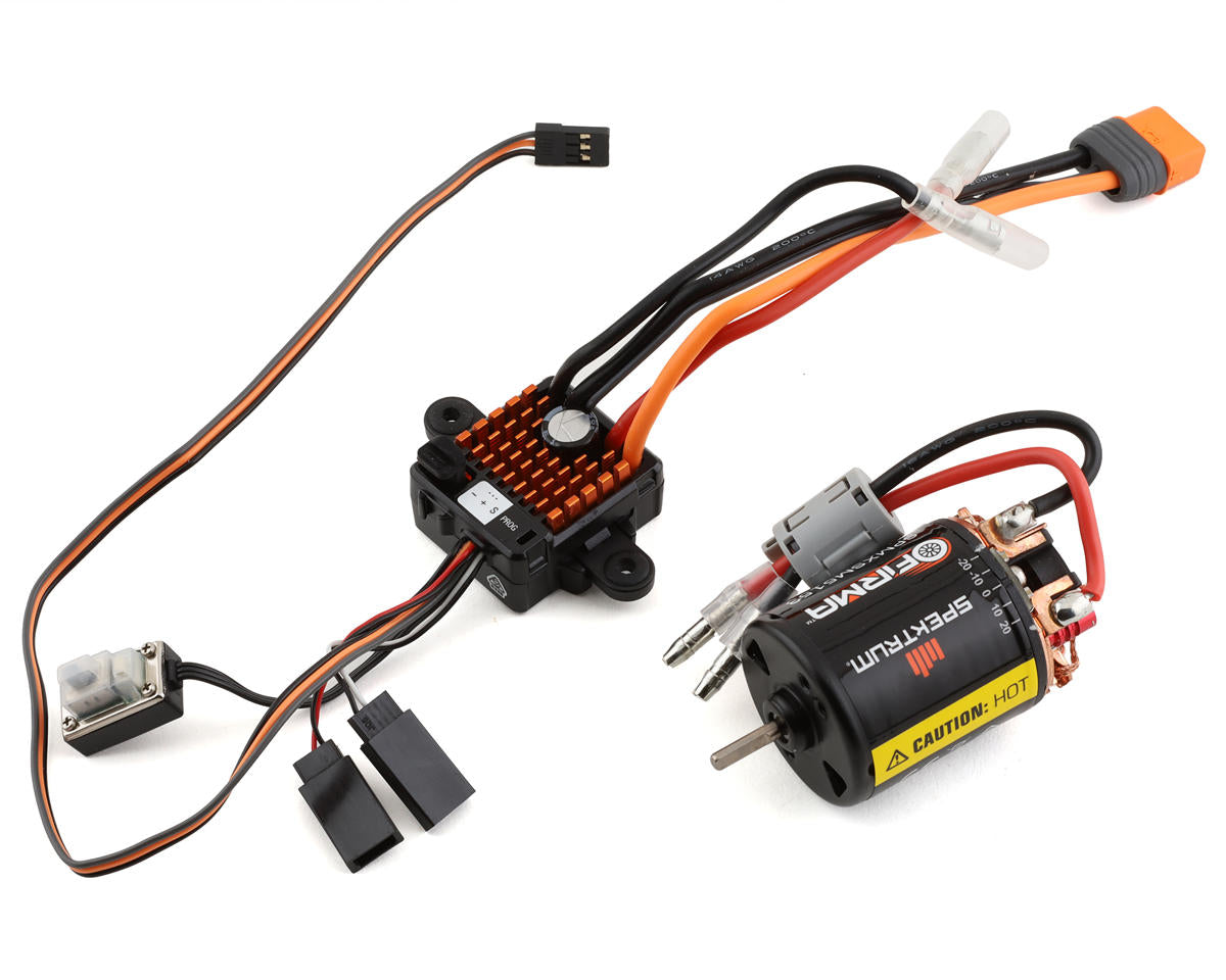 Spektrum Firma 70A Smart Waterproof Brushed ESC & 15T Brushed Motor 1/10 Scale Crawlers